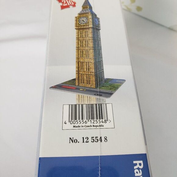 NEW Ravensburger 3D Big Ben Puzzle 216 pieces Sealed - Picture 6 of 7